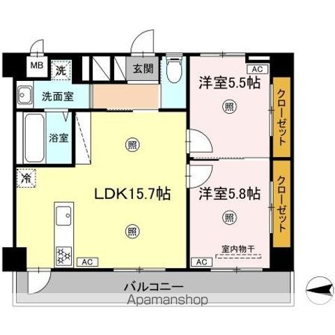 LINDRE長丘の間取り写真