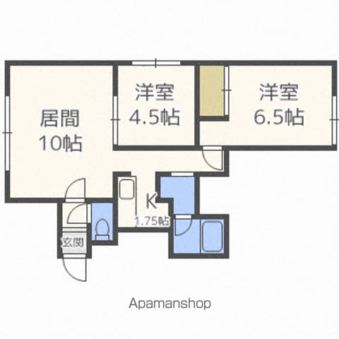 ルミエール篠路の間取り写真