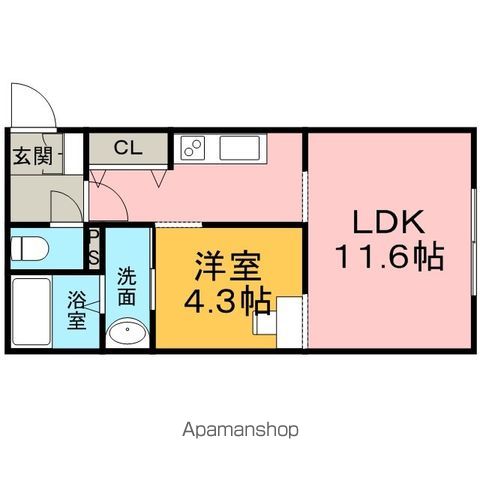 チケン北大前の間取り写真