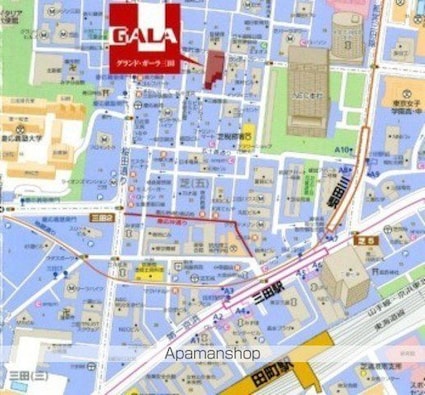 グランド・ガーラ三田[1K/33.06m2]の周辺