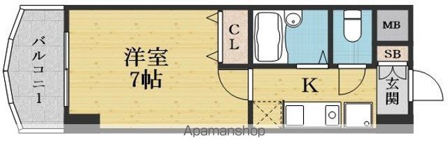 ノルデンハイム東三国IIIAの間取り写真