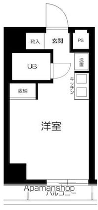 東京都墨田区東向島４丁目[1R/16.05m2]の間取図