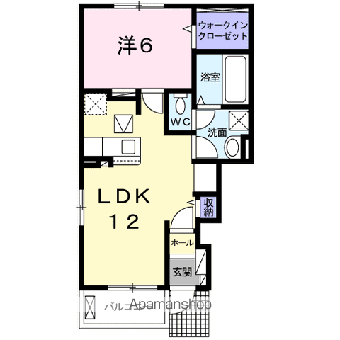 【メゾン・ド・エトワールⅡの間取り】