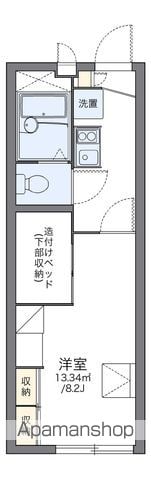 レオパレスハイツファーストの間取り写真