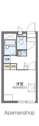 【レオパレスシマサン１７の間取り】