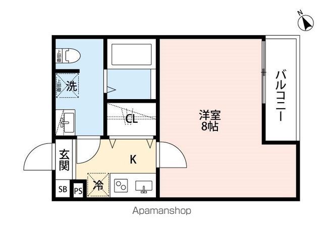 CRASTINE西堀8丁目Bの間取り写真