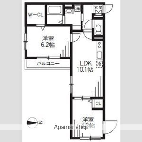 エルファーロ中野新井薬師の間取り写真