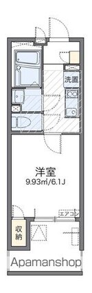 レオネクスト東小金井[1K/21.47m2]の間取図