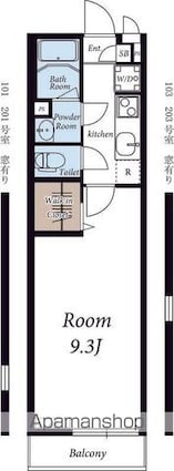 リブリ・プランドール[1K/27.32m2]の間取図