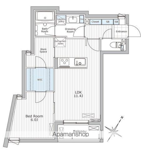 【グランクリュ若松町の間取り】