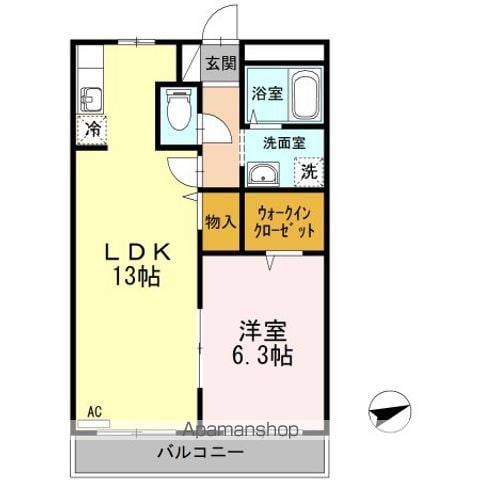 山陽本線 新山口駅 徒歩12分 5階建 築22年の間取り写真