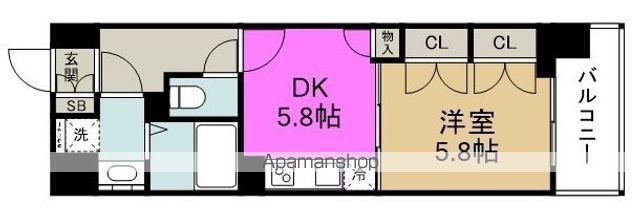 セイシア大拓26の間取り写真