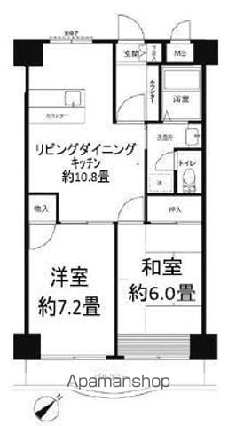 ハイブリッジソシアの間取り写真