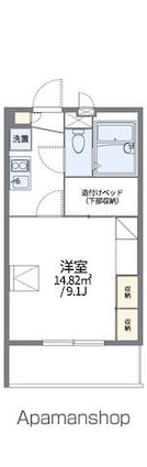 レオパレスドリームＷＫＴ[1K/23.18m2]の間取図