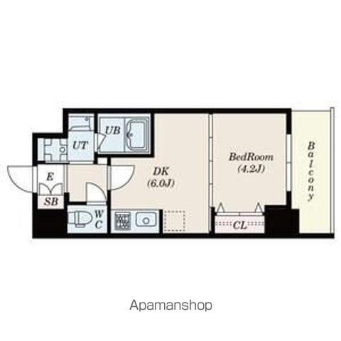 SーRESIDENCE阿波座WESTの間取り写真
