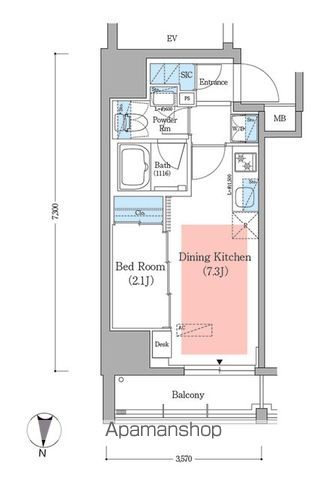 【アーバネックス深川住吉Ⅲの間取り】