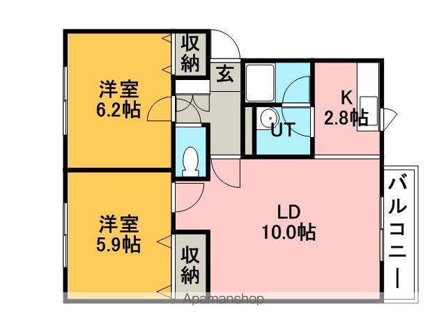 PINO弐番館の間取り写真