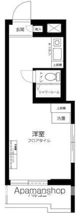 ラ・レジダンス・ド・エスパリエ[1R/16.5m2]の間取図