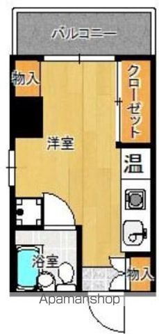 福岡市博多区千代のマンションの間取り