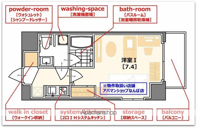 ミュプレ北浜EASTの間取り写真