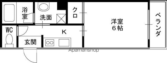 ロータリーマンション鴻池倶楽部の間取り写真
