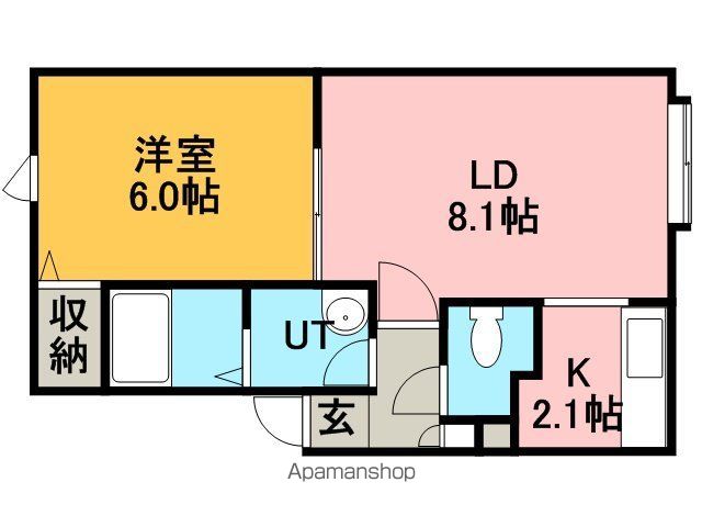クレールの間取り写真