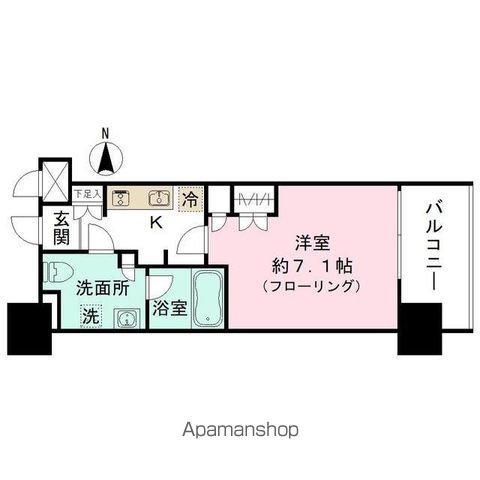パークリュクス大手門MONOの間取り写真