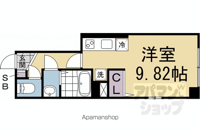 ATTRICE東堀川の間取り写真