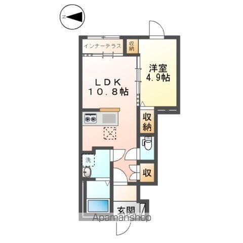 仮)八王子市大谷町アパート工事の間取り写真