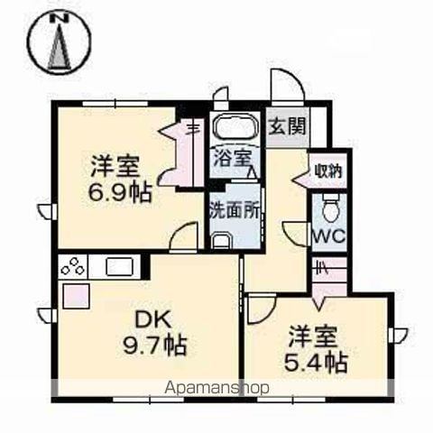 トリアス A棟の間取り写真