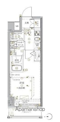 クレイシア秋葉原ラグゼスウィートの間取り写真