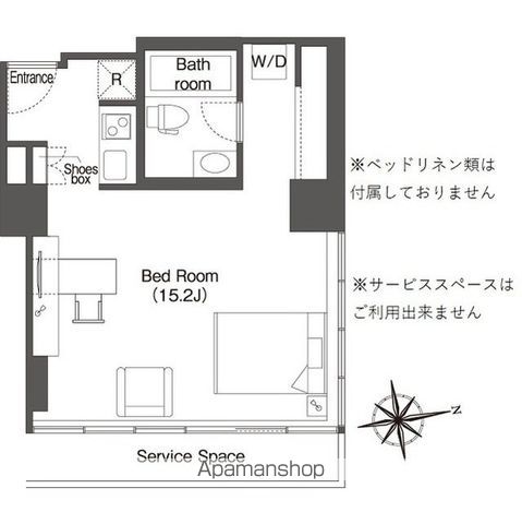 【ウエリスアーバン品川タワーの間取り】