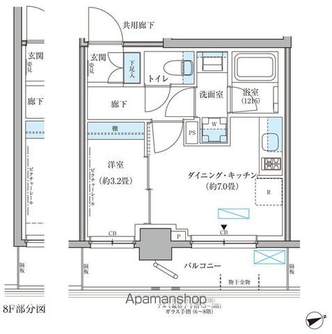 パークアクシス文京本郷の間取り写真
