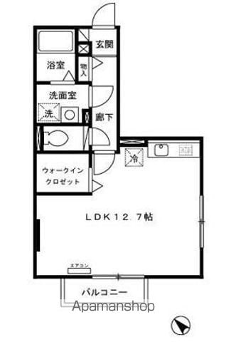 【千葉市若葉区みつわ台のアパートの間取り】