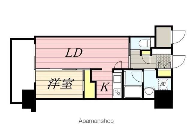 ＡＬＦＡＣＩＯ　ＤＥ　ＣＬＡＶＥ（アルファシオディクレイヴ） 1204 ｜ 福岡県福岡市博多区千代２丁目4-26（賃貸マンション1LDK・12階・33.93㎡） その2