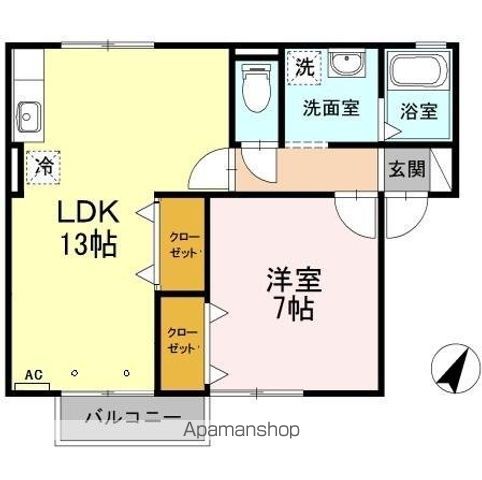 ベルエポック Aの間取り写真