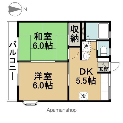 パレッセ竹の間取り写真