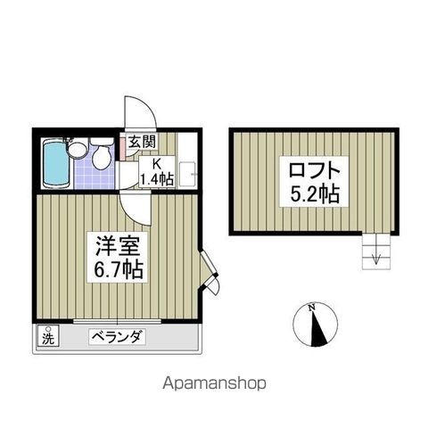 クリアス北坂戸E 旧レモンハウス北坂戸Eの間取り写真