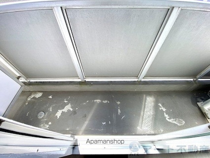 アルト雄郡　西棟[1R/22.9m2]のバルコニー