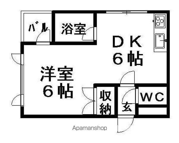 クロストン34の間取り写真