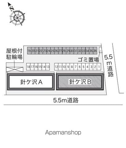 レオパレス針ヶ沢Ｂ 208 ｜ 千葉県成田市本三里塚4-5（賃貸アパート1K・2階・26.08㎡） その18