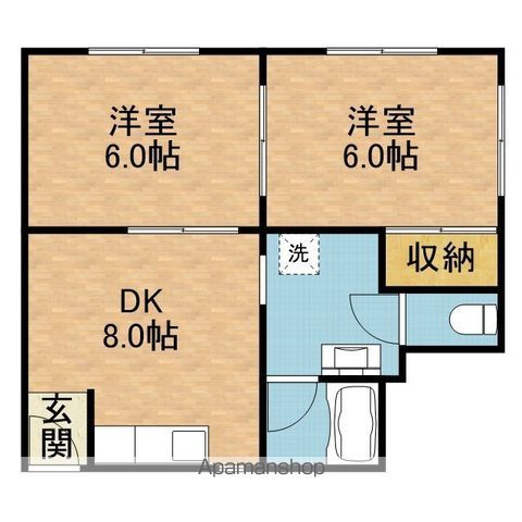 摂津第5マンションの間取り写真