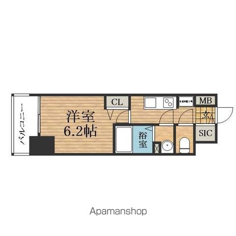 プレサンス堺筋本町ディスティニーの間取り写真