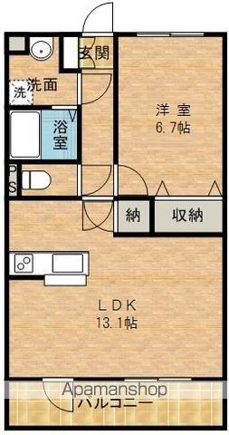 グランストーク天龍川の間取り写真