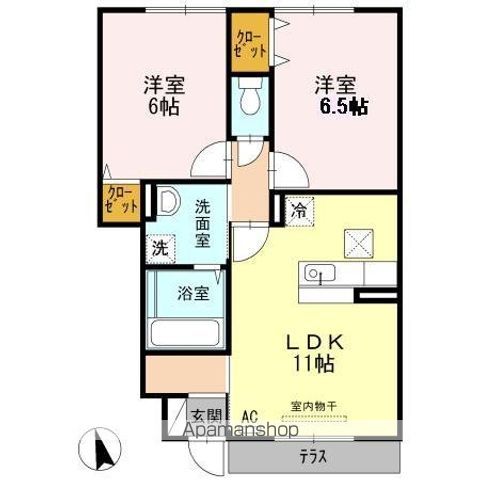 マロン・スクエア A棟の間取り写真