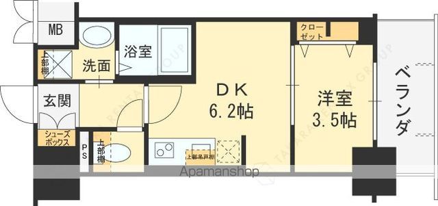 プレリス大阪今里サヴィアの間取り写真