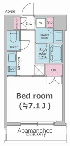 【パークフラッツ渋谷代官山の間取り】