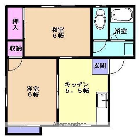 アベハイツ才天の間取り写真