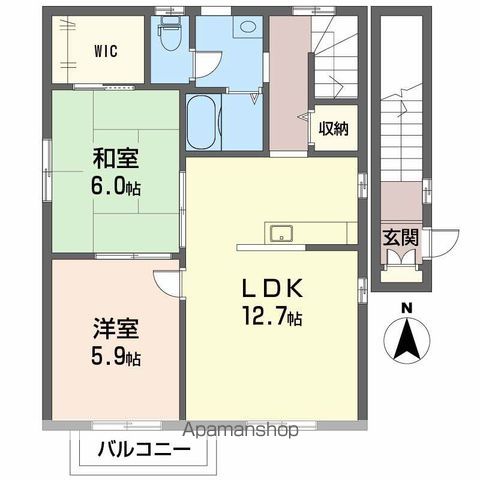 グランコート久万ノ台 O棟の間取り写真