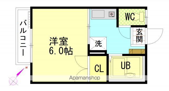 パークハイツ西蟹屋の間取り写真
